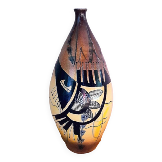 Torres Vedras vase, abstract fish, 1959.