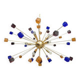 Murano glass sputnik chandelier