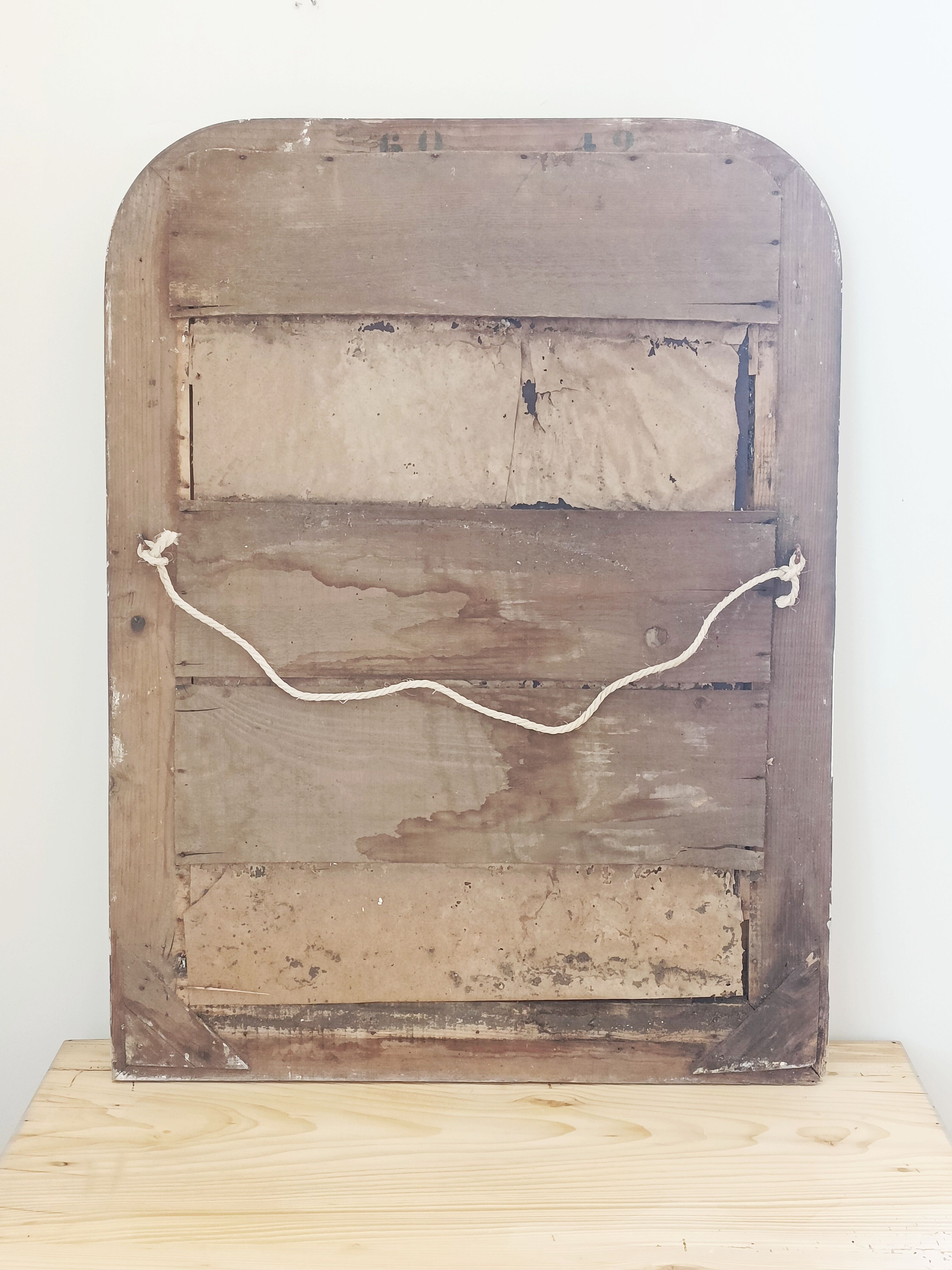 Mirror Louis Philippe gray patina