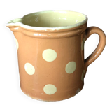 Rustic polka dot pot