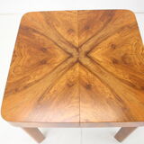 Art deco extendable dining table, 1930's, restored
