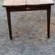 Oak farmhouse table nineteenth century feet spindles 2 drawers 199cm