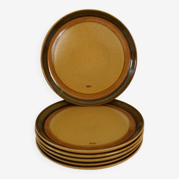 Set of 6 “Esso” advertising ceramic plates