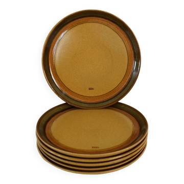 Set of 6 “Esso” advertising ceramic plates