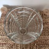 Vintage clear glass vase