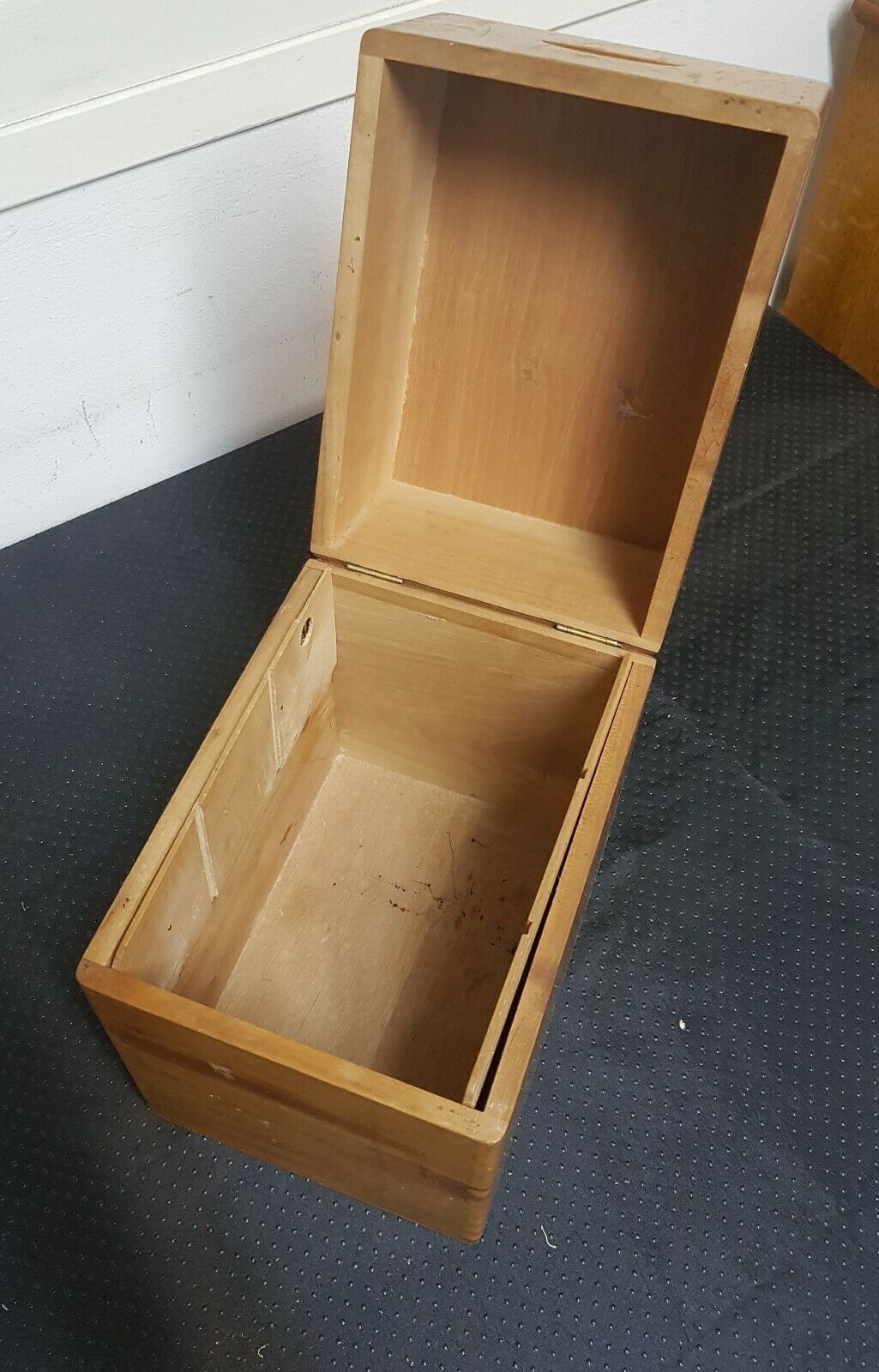 Wooden storage box