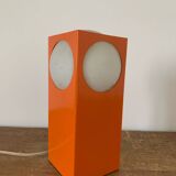 Orange Lamp Vintage Design Circa 1970 Space Age