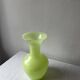 Pastel green opaline vase