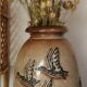 Vase West Germany Joncs