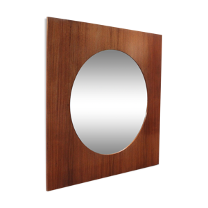 Miroir en bois de teck,
