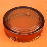 1970s Smoked glass ashtray France