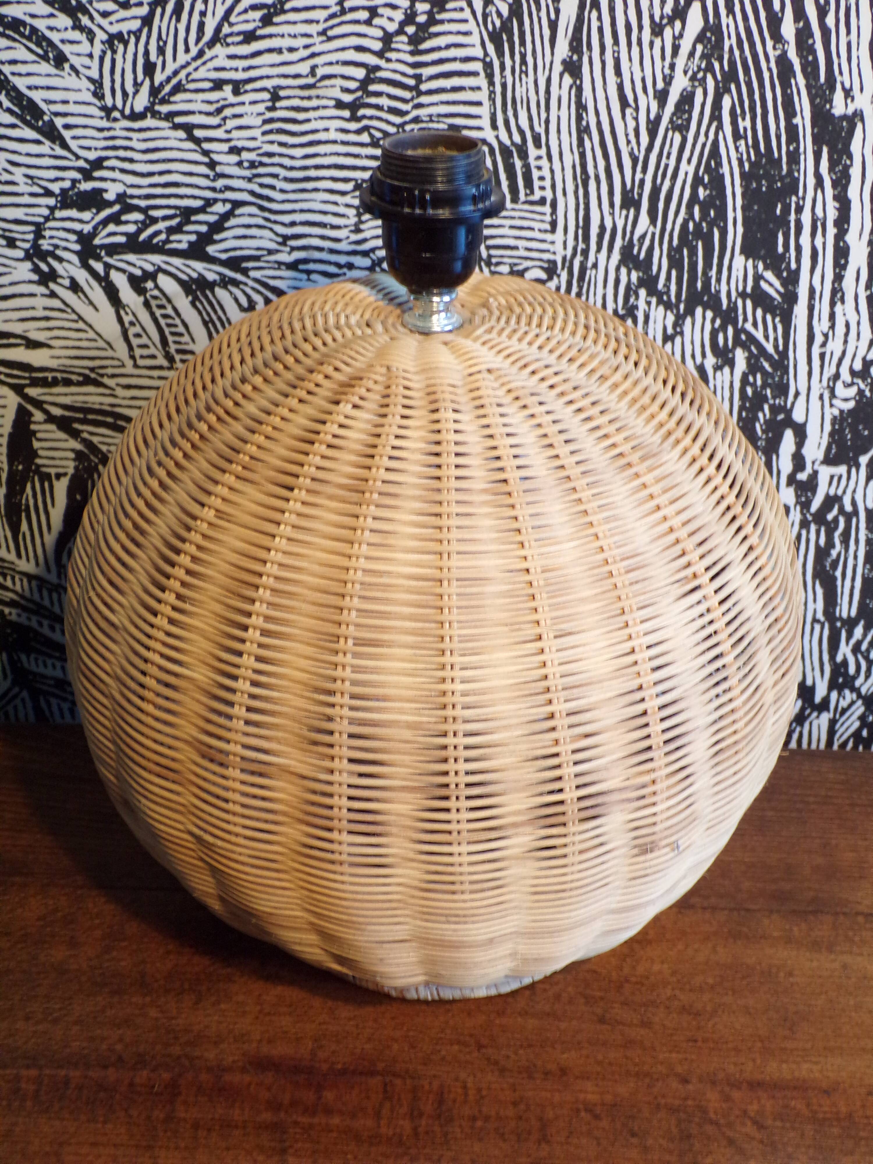 Rattan ball lamp Ø32cm