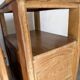 Pair of oak bedside tables 1950