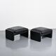 Pair of Maralunga ottomans, Vico Magistretti for Cassina, Italy, 1973