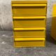 Yellow chest of drawers model 4601 by Simon Fussell for Kartell, 1970s