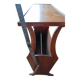 Wooden magazine rack