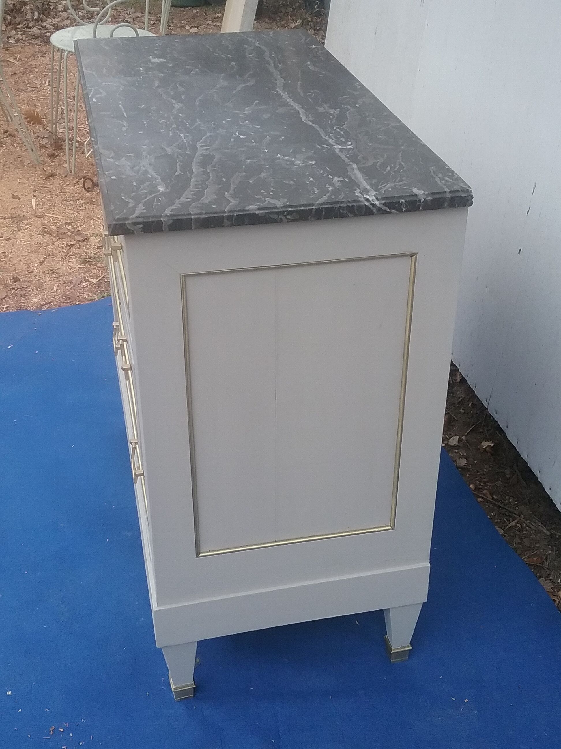 Commode style Louis XVI grise