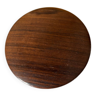 Round turned wooden box