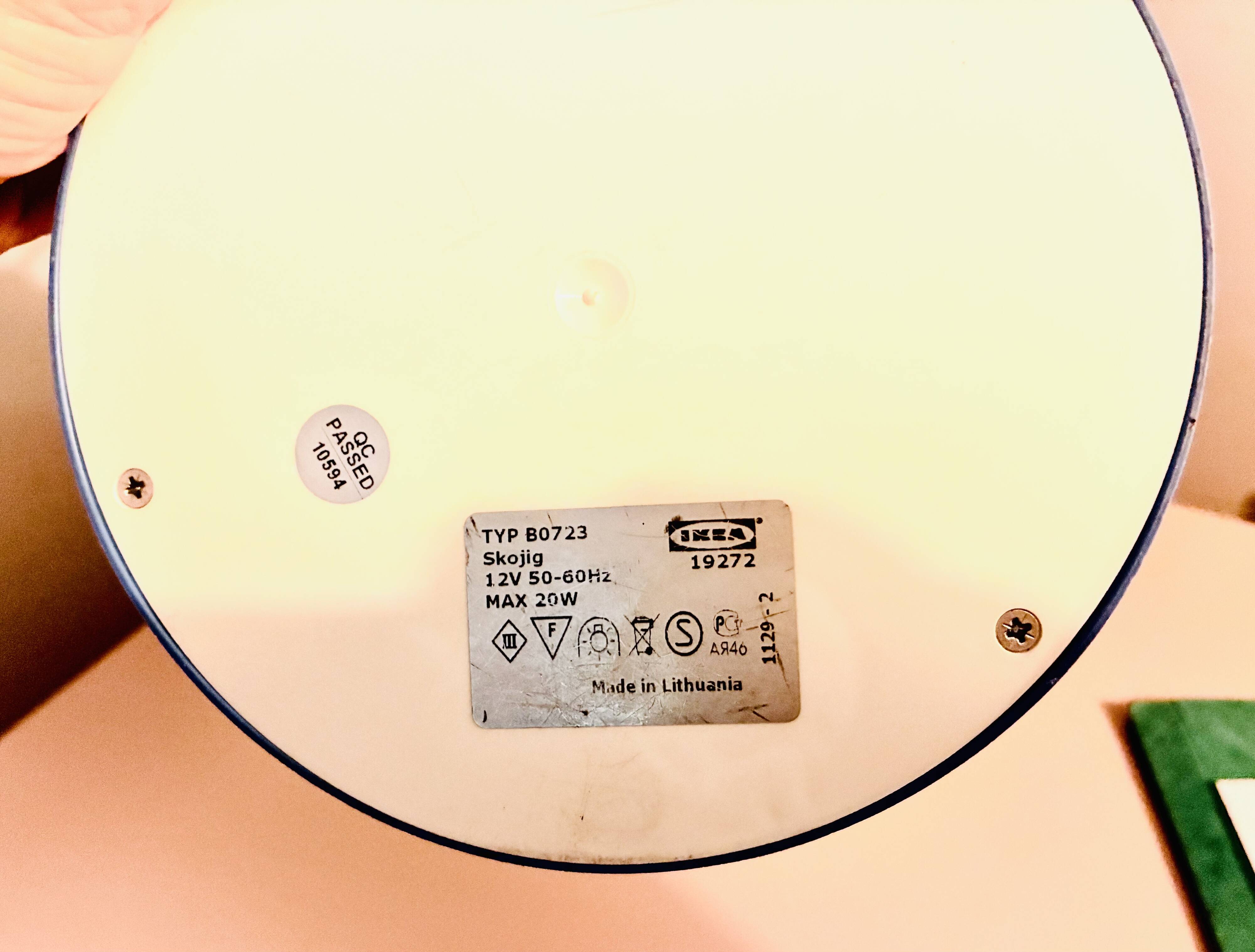 Blue cloud lamp IKEA Skojig