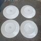 Set of 4 dessert plates Longchamp model of old bluebells.