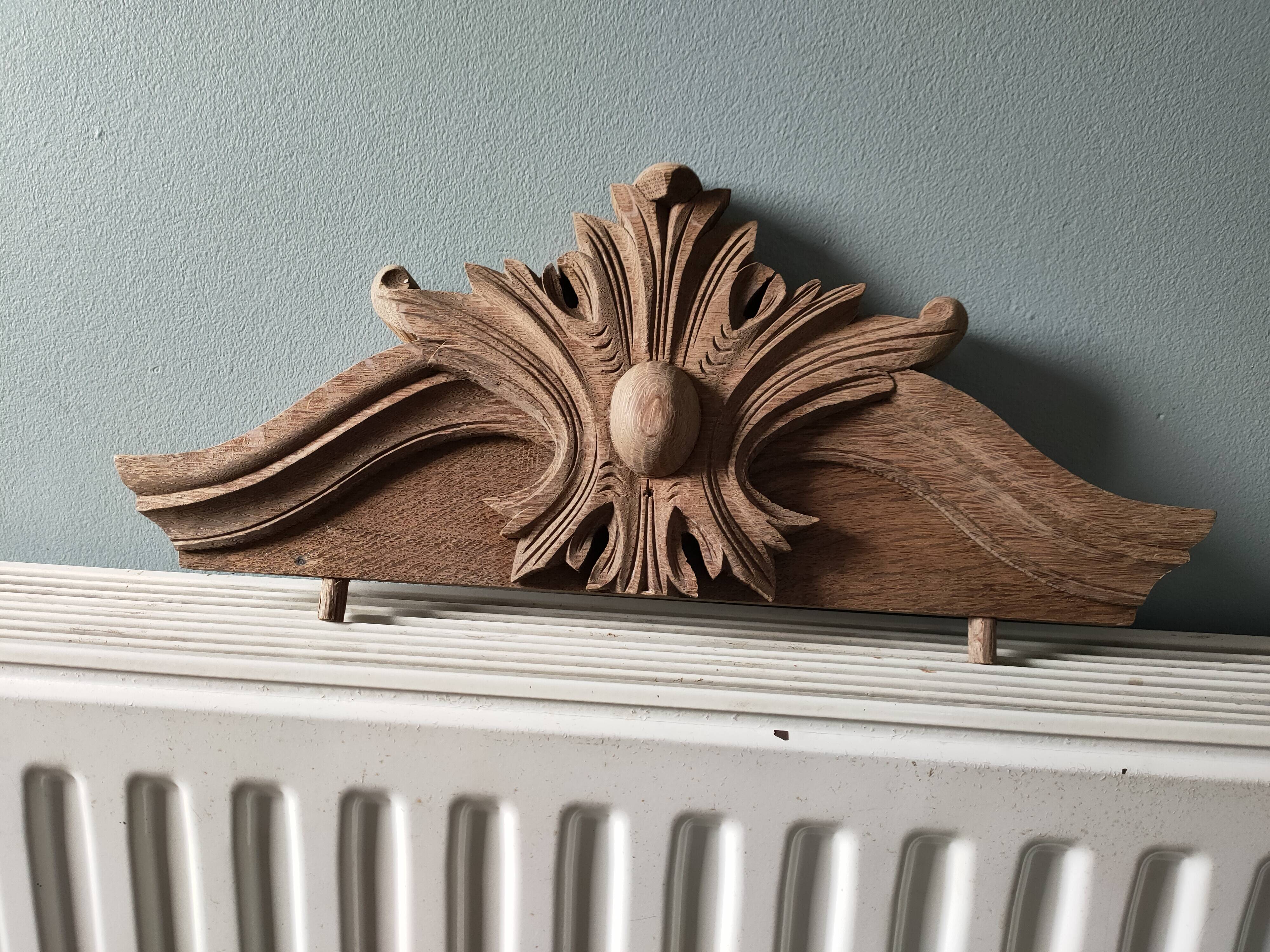 old oak pediment