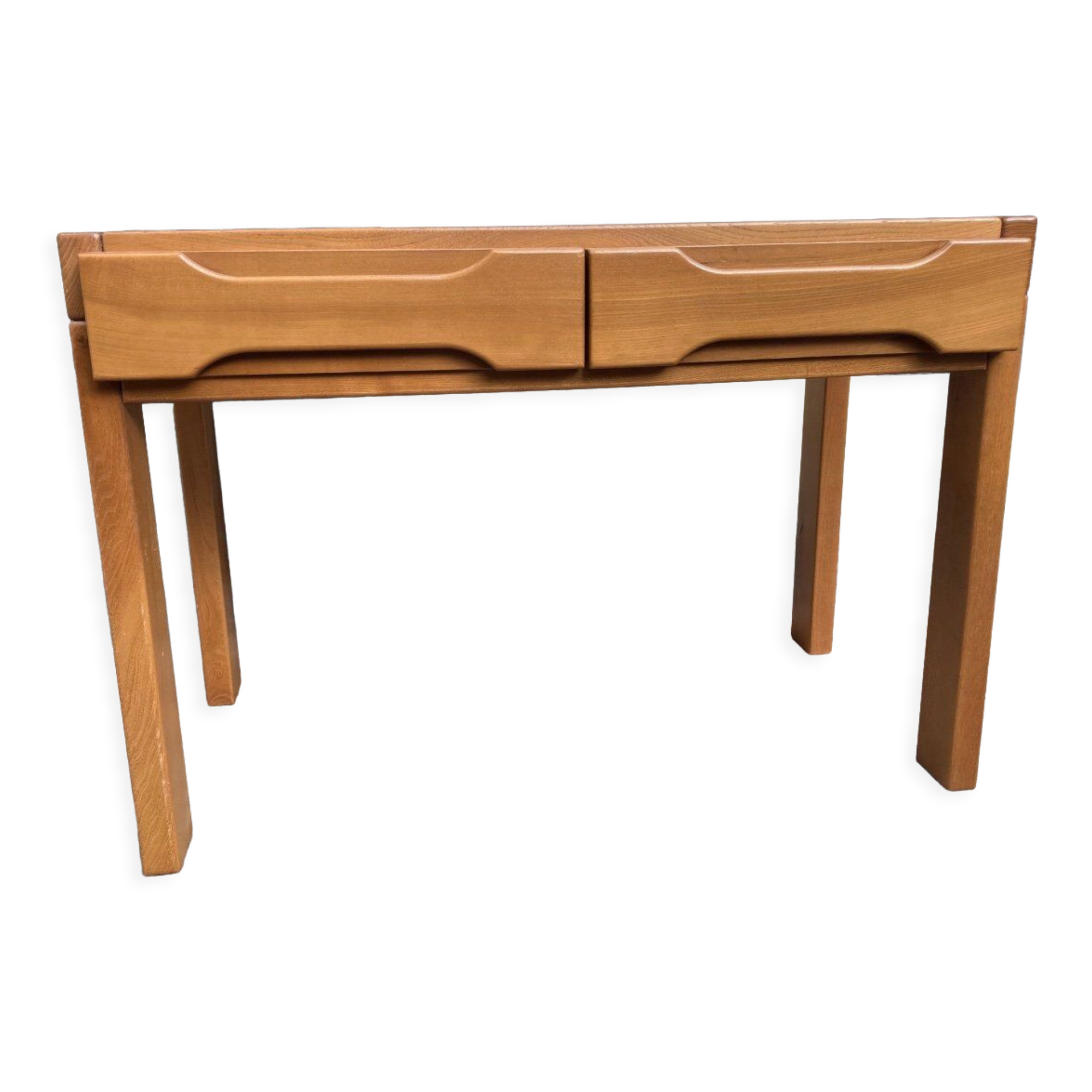 Solid elm desk Maison Regain 1980