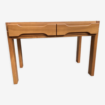 Solid elm desk Maison Regain 1980