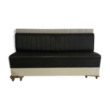 Bench Skaï vintage bistro