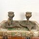 Pair of brass candlesticks