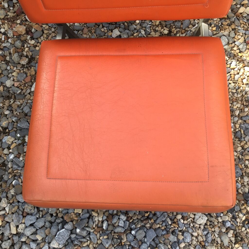 Henri Julien 70s orange chair