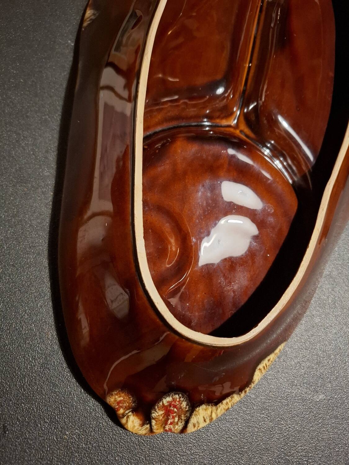 Vintage compartment plate Vallauris