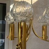 70s Space Age style gold chandelier