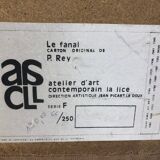 Tapestry le fanal by pierre rey and picard le doux 66/250 around 1950