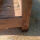 Old workshop bench in solid oak