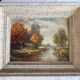Tableau: oil on hardboard - landscape