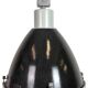 Large Industrial Enamel Factory Pendant Lamp with Glass Cover, 1960s