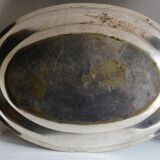 2 silverware serving dishes