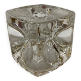 Large candle holder here cube Rudolf Jurnikl Rudolfova