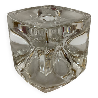 Large candle holder here cube Rudolf Jurnikl Rudolfova