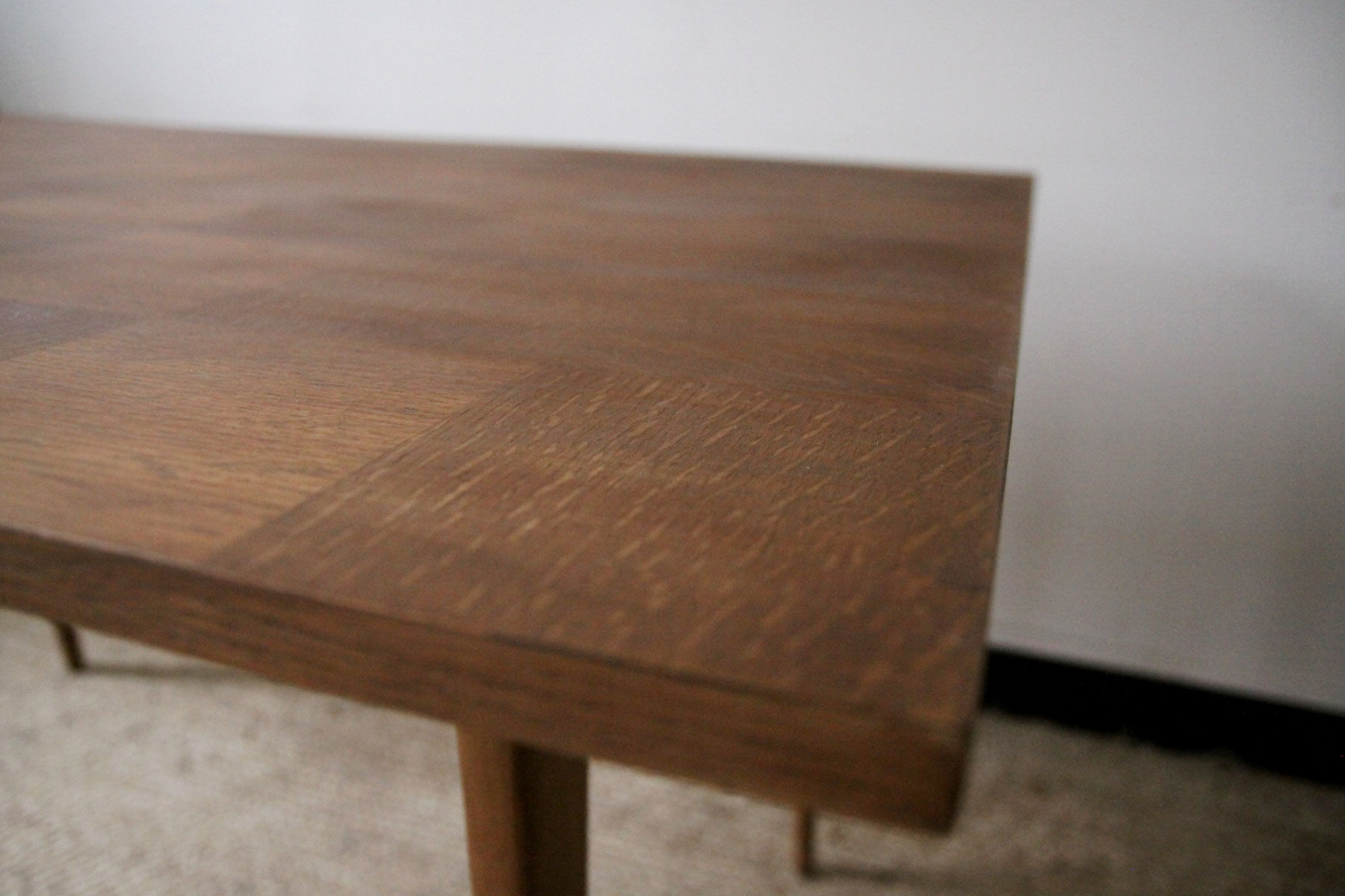 Vintage wooden dining table