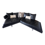 B&b Italia sofa Antonio Citterio Arne black leather