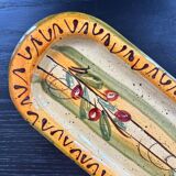 Long Provençal decorative plate