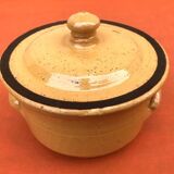 Old glazed terracotta terrine