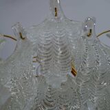 Lustre Mazzega en verre de Murano moderne du milieu du siècle, années 1970