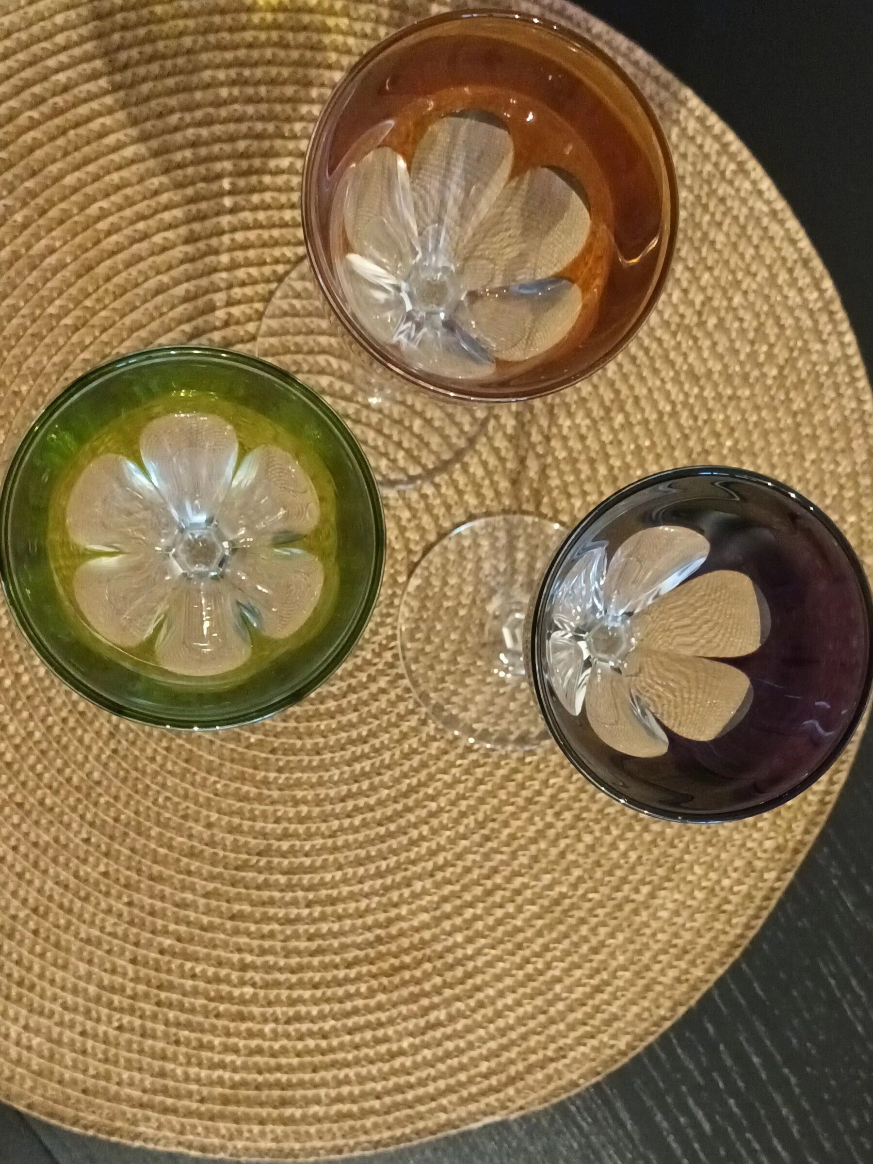 Baccarat stemmed glasses