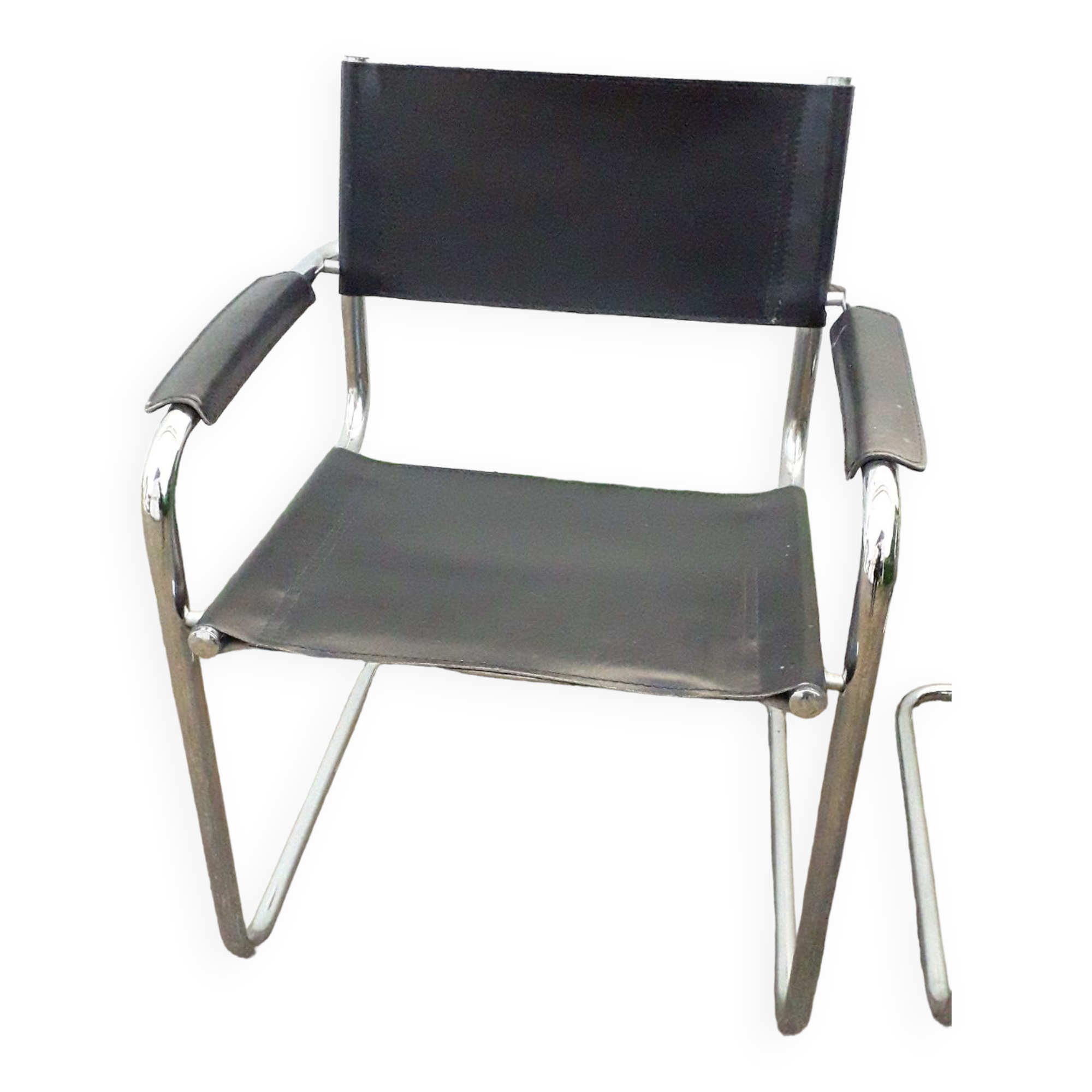 Black design armchair