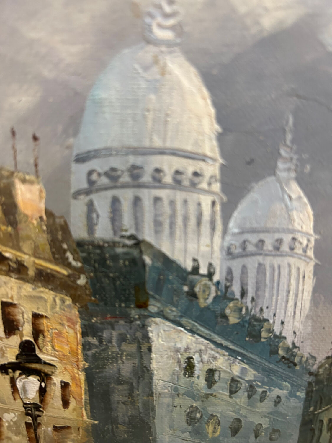 Oil on canvas signed Burnett, Paris