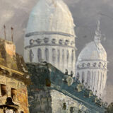 Oil on canvas signed Burnett, Paris