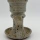 Vintage candle holder in pyrite stoneware by Gustave TIFFOCHE