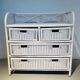 Commode rotin 4 tiroirs